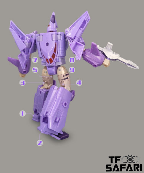 Go Better Studio GX37 GX-37 Gap Fillers & Replacement Feet for WFC Kingdom  Cyclonus Upgrade Kit