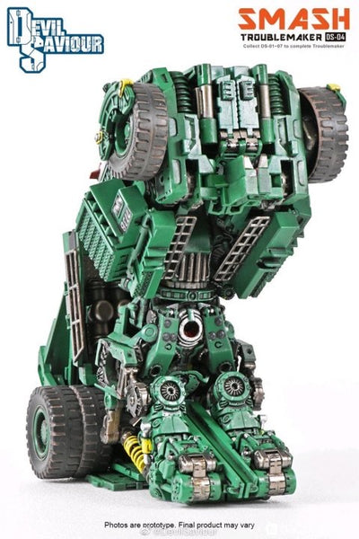 Devil Saviour (BombusBee) DS-04 Smash of Trouble Maker (Long Haul of ROTF  Devastator Constructicons) 18cm / 7