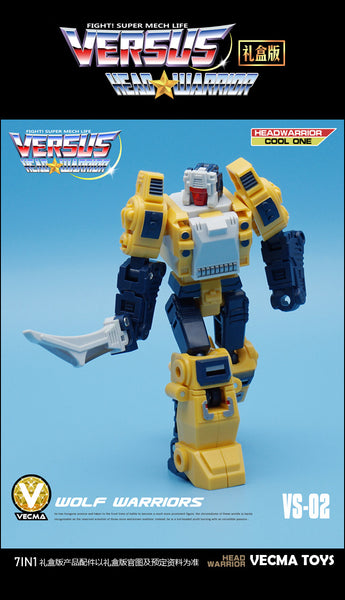 MFT MechFansToys Vecma Toys Head Warriors Headmasters Gift Sets of 7  (VS-01/02/03/04/05/06/07 Chromedome / Weirdwolf / Hardhead / Mindwipe / ...