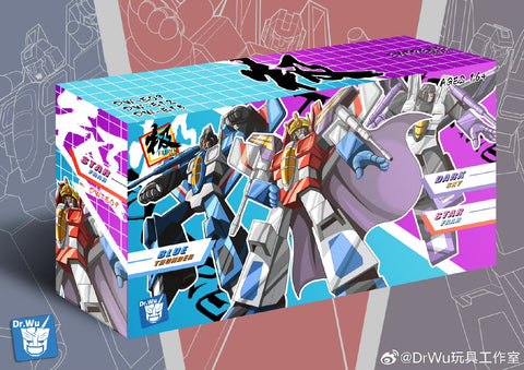 【Incoming】Dr.Wu & Mechanic Studio Extreme Warfare DW-E09 Star Fear  / E12 Blue Thunder / E15 Dark Sky (Starscream / Thundercracker / Skywarp) 3 in 1 set 6cm / 4.6"