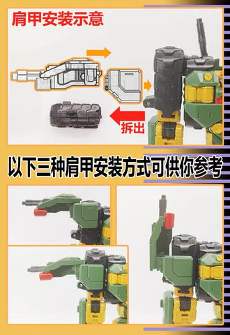 【Incoming】115 Workshop YYW-54 YYW54 Upgrade Kit for Legacy United Doom ‘n Destruction Decepticon Bludgeon Upgrade Kit