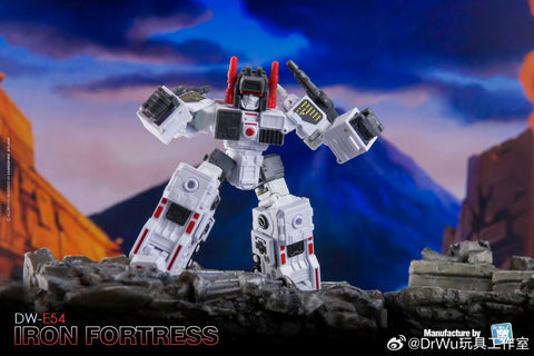 Dr.Wu & Mechanic Studio Extreme Warfare DWE54 DW-E54 Iron Fortress ( Metroplex ) Dr Wu 10cm / 4"