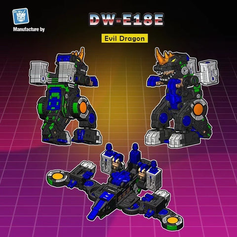 Dr.Wu & Mechanic Studio Extreme Warfare DWE18E DW-E18E Evil Dragon (Gigastorm, Trypticon) Dr Wu