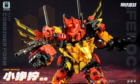  【Pre-Order】Jiguangmao Light Cat JGM-SKP01  Steel Kiddy Party Mini Ferocy (G1 Predaking) 17cm / 6.7"