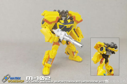 Matrix Workshop M102 M-102 Weapon set for Studio Series SS-111 Sunstreaker Upgrade Kit