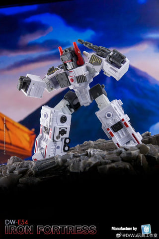 【Pre-Order】Dr.Wu & Mechanic Studio Extreme Warfare DWE54 DW-E54 Iron Fortress ( Metroplex ) Dr Wu 10cm / 4"