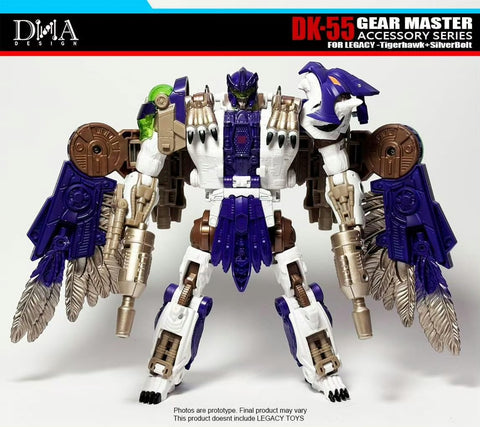 DNA Design DK-55 DK55 Upgrade Kits for Legacy United Leader Tigerhawk & Voyager Silverbolt