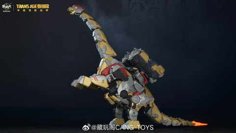 【Pre-Order】Cang Toys Cang-Toys CT-Longyan-04 CT-LONGYAN 04 Brontosolid (Sludge, Volcanicus) Dinobot Combiner 24cm / 9.5"