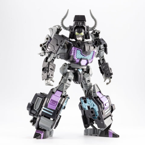 【Loose Pack】JB Jinbao OS Combiner Predaking (Oversized MMC Feral Rex ) 5 in 1 Set Dark / Black Version 45cm / 18"