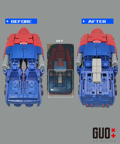 Go Better Studio GX-55A GX-55B GX55A GX55B Gap fillers for WFC Studio Series Voyager 03 Gamer Edition SS GE03 Optimus Prime Upgrade Kit