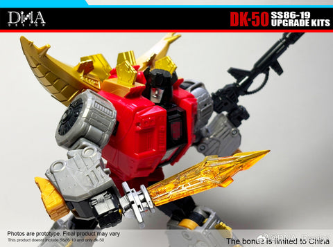 【Pre-Order】DNA Design DK-50 DK50 Upgrade Kits for Studio Series SS86-19 Dinobot Snarl