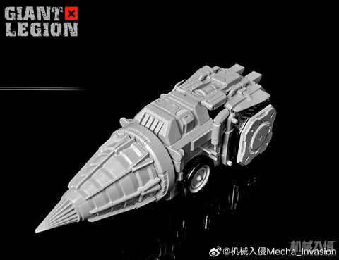 【Pre-Order】Mecha Invasion GLA05 GLA-05 & GLA06 GLA-06 Bonecrusher & Scavenger Giant Legion Heavy Builder (Constructors Devastator) Combiner (2 in 1 set) 21.5cm / 8.5"