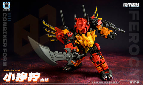  【Pre-Order】Jiguangmao Light Cat JGM-SKP01  Steel Kiddy Party Mini Ferocy (G1 Predaking) 17cm / 6.7"