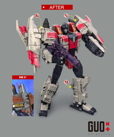 Go Better Studio GX-67 GX67 Upgrade Kit / Gap fillers for Legacy United Cybertron Universe Starscream Upgrade Kit (Copy)