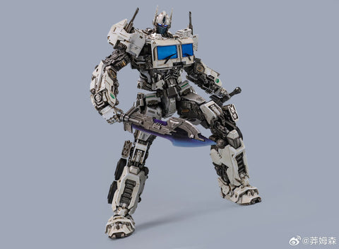 Magnificent Mecha MM01W MM-01W Ultra Magnus OP Bumblebee Movie Optimus Prime White Repainted Version 30cm / 12"