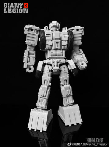 【Pre-Order】Mecha Invasion GLA03 GLA-03 & GLA04 GLA-04 Long Haul & Hook Giant Legion Heavy Builder (Constructors Devastator) Combiner (2 in 1 set) 21.5cm / 8.5"