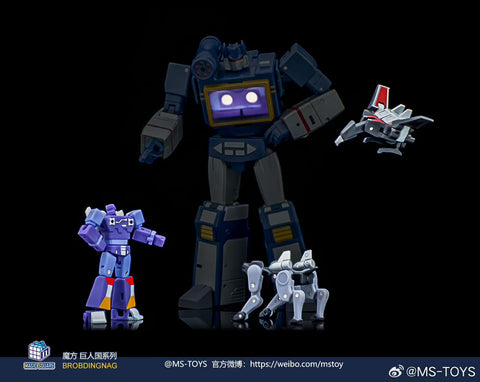 Magic Square MS-Toys MS-B28A MSB28A Cassette Soldiers for MS-B27S & B27S Voice Ripple (Soundwave Legends Class) 4 in 1 set