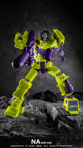 【Pre-Order】NA NewAge H34 H-34 Hephaestus (G1 Devastator) Reissue 7 in 1 set New Age