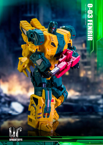 Unique Toys UT O03 O-03 Fenrir / Odin Combiner (Sinnertwin / Abominus) 17.8cm / 7“