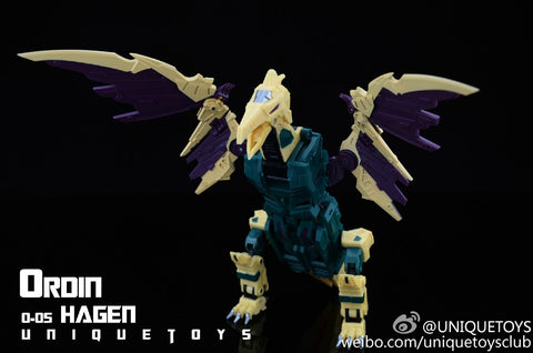 Unique Toys UT O05 O-05 Hagen / Odin Combiner (Cutthroat / Abominus) 17.8cm / 7“