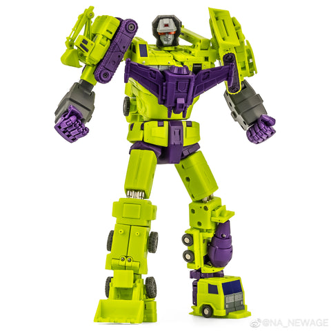 【Pre-Order】NA NewAge H34 H-34 Hephaestus (G1 Devastator) Reissue 7 in 1 set New Age