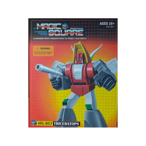 Magic Square MS-Toys MS-B57 MSB57 Triceratops (Slag Legend Class Dinobots) 13cm / 5.1"