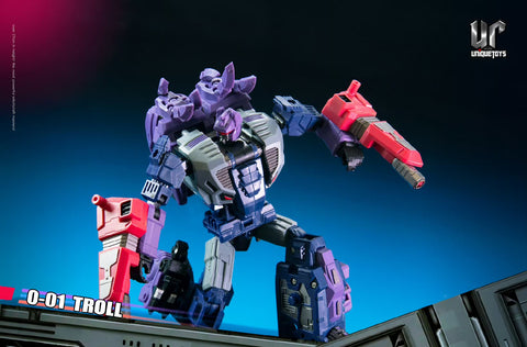 Unique Toys UT O01 O-01 Troll / Odin Combiner (Blot / Abominus) 17.8cm / 7“