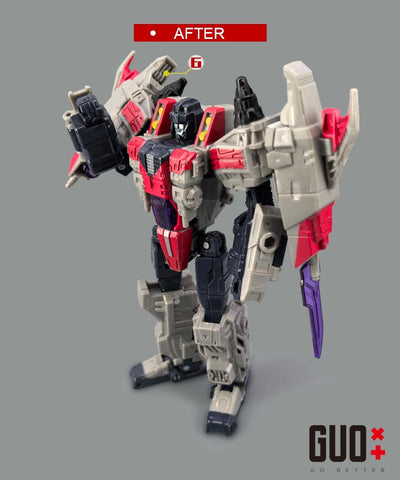 Go Better Studio GX-67 GX67 Upgrade Kit / Gap fillers for Legacy United Cybertron Universe Starscream Upgrade Kit