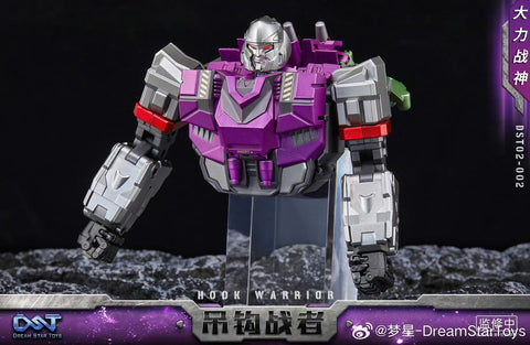 【Pre-Order】Dream Star Toys  DST02-002 DST02002 Hook Warrior ( Hook, Constructicon, Devastator Combiner) DreamStarToys Metallic Version 24.5 cm / 9.6"