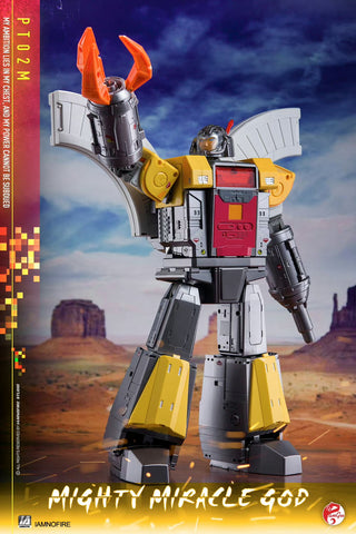 Pangu Toys PT-02M PT02M Mighty Miracle God (Omega Supreme) Metallic Version 27cm / `10.7"