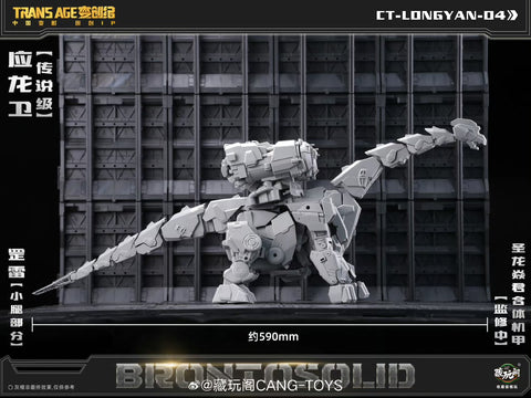 【Pre-Order】Cang Toys Cang-Toys CT-Longyan-04 CT-LONGYAN 04 Brontosolid (Sludge, Volcanicus) Dinobot Combiner 24cm / 9.5"