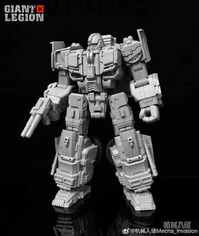 【Pre-Order】Mecha Invasion GLA03 GLA-03 & GLA04 GLA-04 Long Haul & Hook Giant Legion Heavy Builder (Constructors Devastator) Combiner (2 in 1 set) 21.5cm / 8.5"