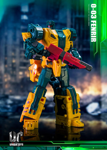 Unique Toys UT O03 O-03 Fenrir / Odin Combiner (Sinnertwin / Abominus) 17.8cm / 7“