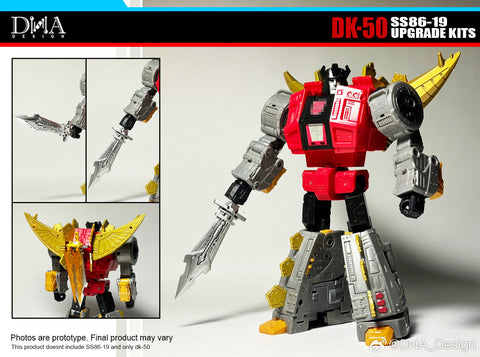 DNA Design DK-50 DK50 Upgrade Kits for Studio Series SS86-19 Dinobot Snarl