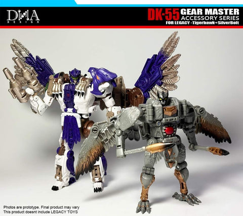 DNA Design DK-55 DK55 Upgrade Kits for Legacy United Leader Tigerhawk & Voyager Silverbolt