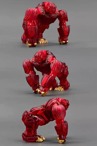 Robot Toys RT-01R RT01R Caesar (Beast Wars BW Optimus Primal) Crystal Red Version