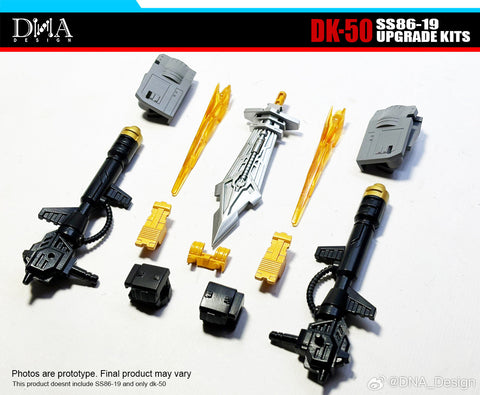 DNA Design DK-50 DK50 Upgrade Kits for Studio Series SS86-19 Dinobot Snarl