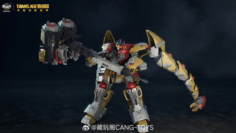 【Pre-Order】Cang Toys Cang-Toys CT-Longyan-04 CT-LONGYAN 04 Brontosolid (Sludge, Volcanicus) Dinobot Combiner 24cm / 9.5"