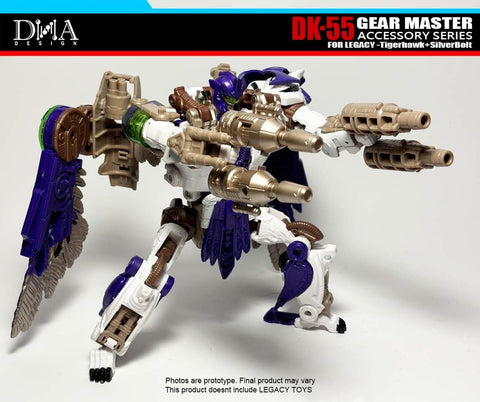 DNA Design DK-55 DK55 Upgrade Kits for Legacy United Leader Tigerhawk & Voyager Silverbolt