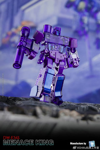 Dr.Wu & Mechanic Studio Extreme Warfare DW-E36S Menace King (Megatron) Scanned Purple Version 4.5cm