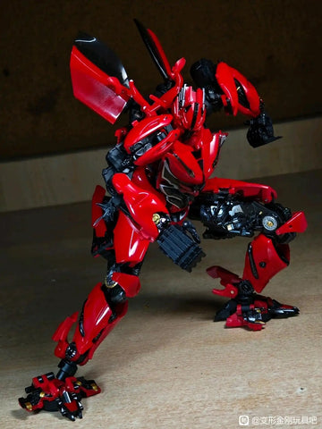 4th Party DN01 DN-01 DINO ( 1:1 KO Unique Toys UT  R06 R-06 Red Dasher Bayverse DOTM Dino) 20cm / 7.9"