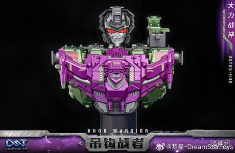 【Pre-Order】Dream Star Toys  DST02-002 DST02002 Hook Warrior ( Hook, Constructicon, Devastator Combiner) DreamStarToys Metallic Version 24.5 cm / 9.6"