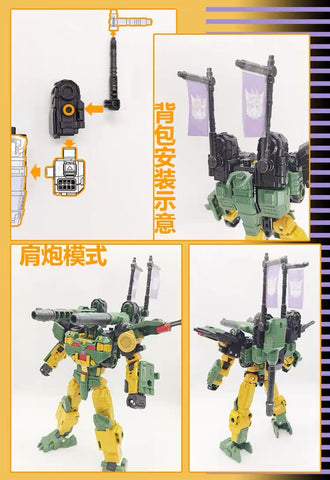 【Incoming】115 Workshop YYW-54 YYW54 Upgrade Kit for Legacy United Doom ‘n Destruction Decepticon Bludgeon Upgrade Kit