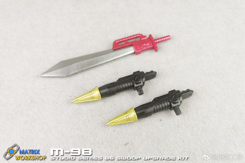 Matrix Workshop M98 M-98 Weapon set for Studio Series 86-26 Swoop Upgrade Kit