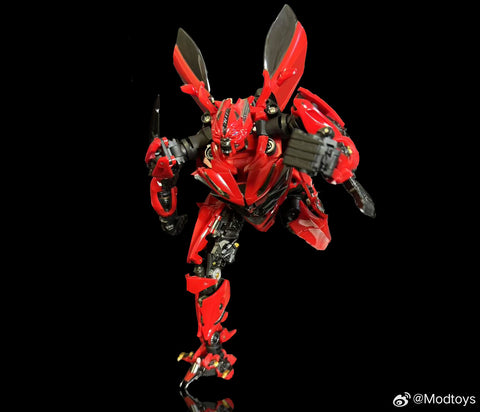 4th Party DN01 DN-01 DINO ( 1:1 KO Unique Toys UT  R06 R-06 Red Dasher Bayverse DOTM Dino) 20cm / 7.9"