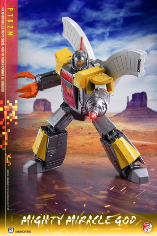 Pangu Toys PT-02M PT02M Mighty Miracle God (Omega Supreme) Metallic Version 27cm / `10.7"