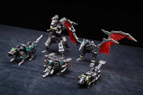 Lucky Cat Microcosmos MC-03B MC03B Beast Lord (Mighty Morphin Power Rangers Megazord 5 in 1 Set) Micro Cosmos Dark Version 16cm / 6.3"