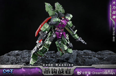 Dream Star Toys  DST02-002 DST02002 Hook Warrior ( Hook, Constructicon, Devastator Combiner) DreamStarToys Metallic Version 24.5 cm / 9.6"