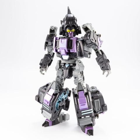 【Loose Pack】JB Jinbao OS Combiner Predaking (Oversized MMC Feral Rex ) 5 in 1 Set Dark / Black Version 45cm / 18"