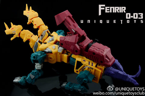 Unique Toys UT O03 O-03 Fenrir / Odin Combiner (Sinnertwin / Abominus) 17.8cm / 7“